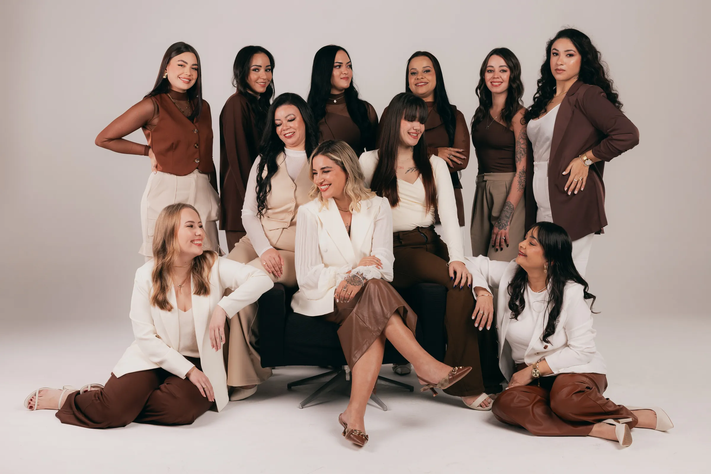 Equipe do Deluca Studio Beauty, studio de cílios e sobrancelhas em Balneário Camboriú